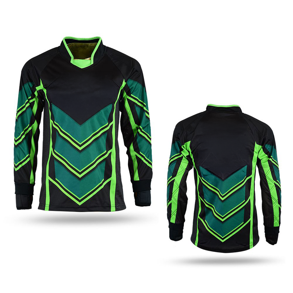 Speedsoft Jersey - Green Chevron Pattern