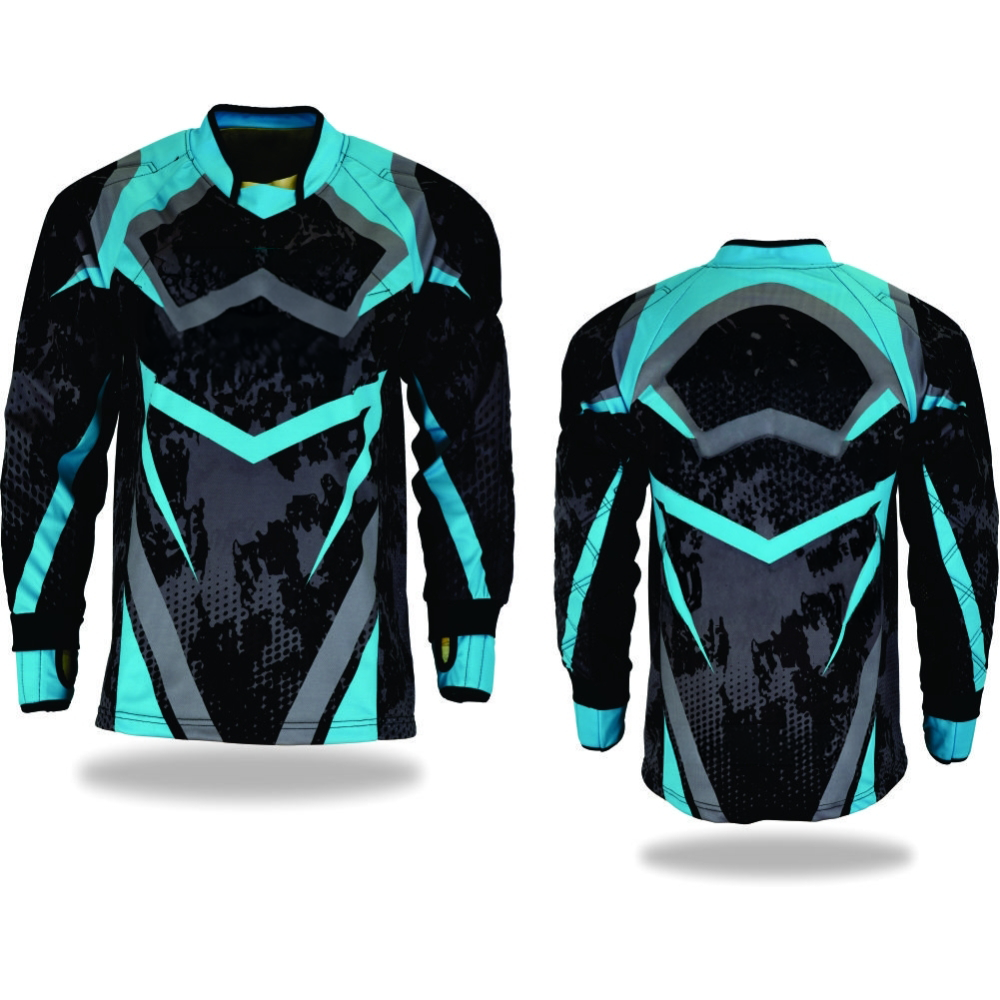 CQB Trikot - Cyan Tech Pattern