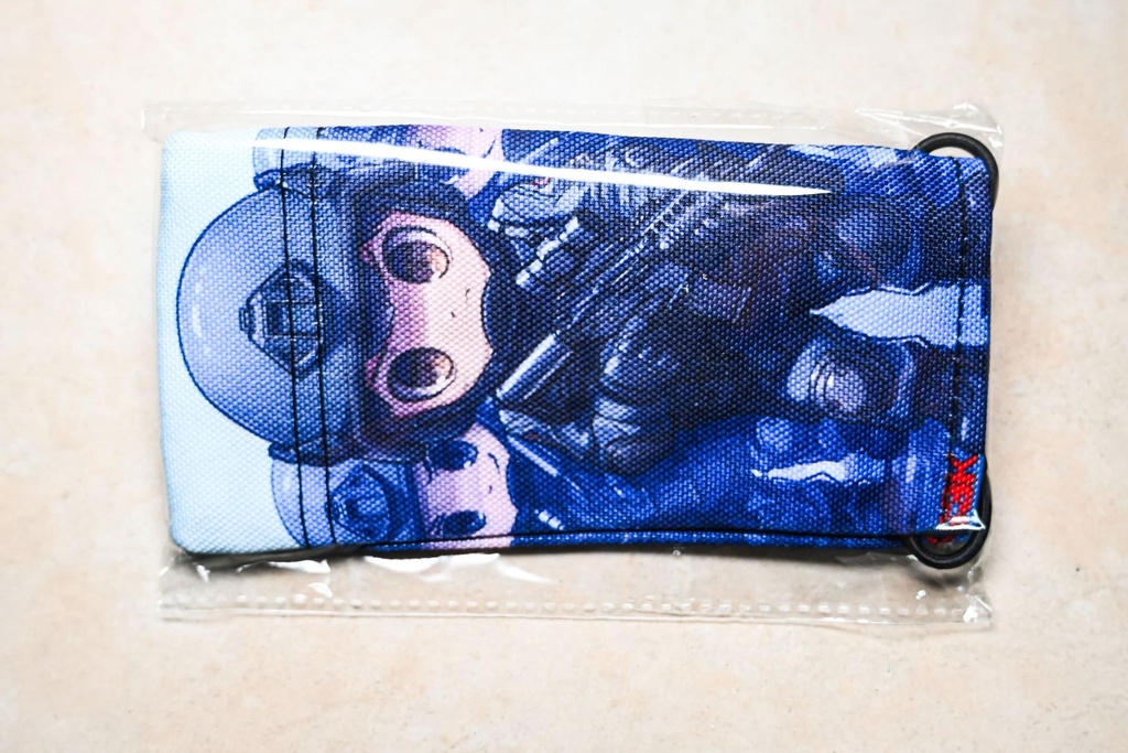 Paintball-Laufsocke: Blaue Comic-Soldaten