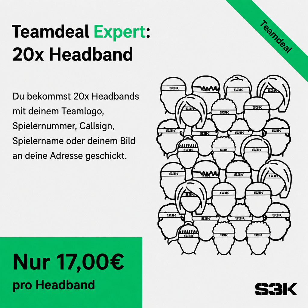 20x Headbands im Teamdeal Expert