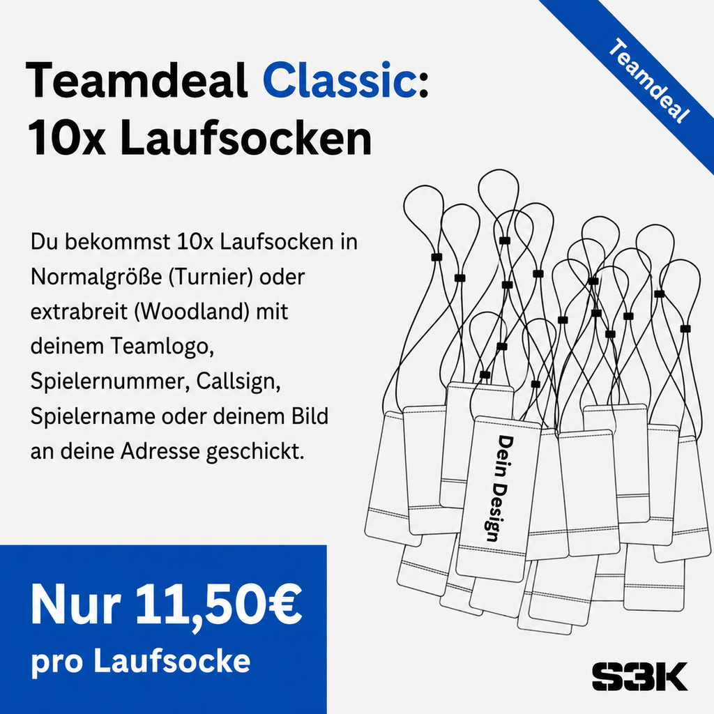 10x Laufsocken im Teamdeal Classic