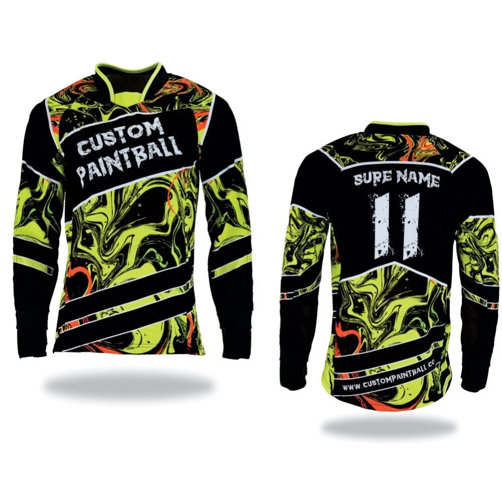 Custom Paintball / Airsoft Jersey – Name+Logo (Größe: S)