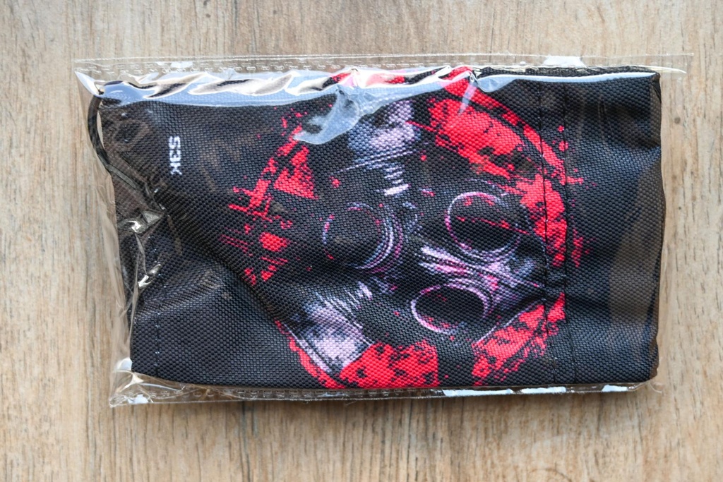 Paintball Laufsocke: Gasmaske rot/pink