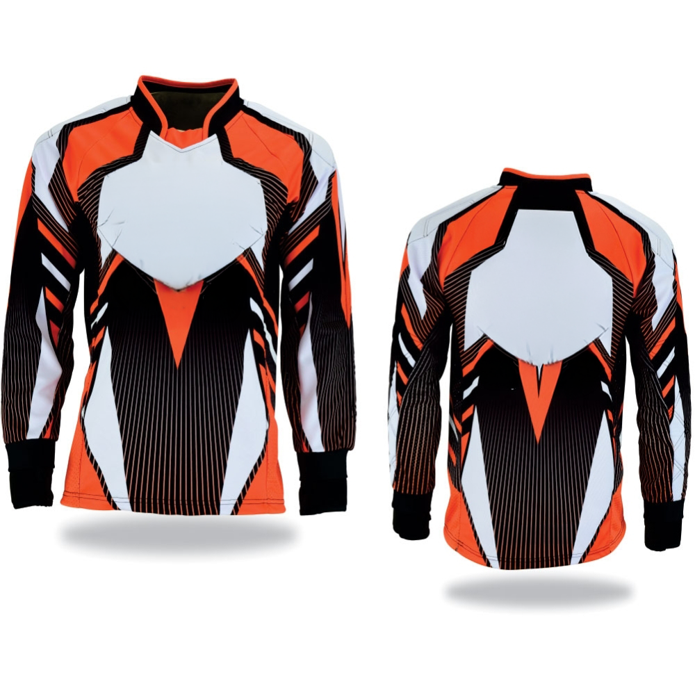 Airsoft Jersey - Orange Geometric Sharp