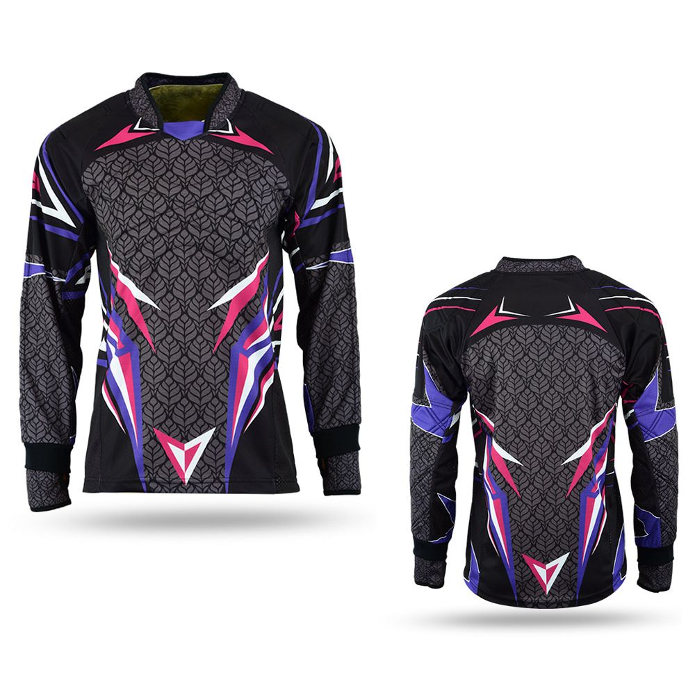 Indoor Airsoft Jersey - Pink Purple Leaf Pattern