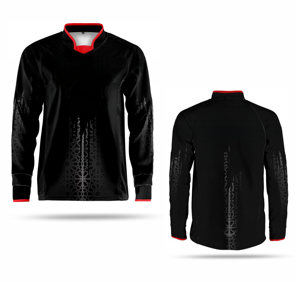 Speedsoft Jersey - Black Red Accents