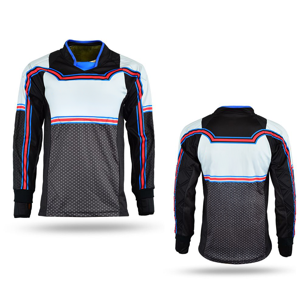 CQB Trikot - White Red Blue Stripe (S)